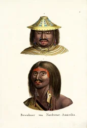 Índios norte-americanos da costa noroeste, 1824